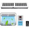 CUPLES Barriera d'Aria per Porte, Barriera d'Aria Ad Alta Forza del Vento, 2 velocità, con Telecomando, Blocca L'aria Calda E Fredda, 60cm,90cm,100cm,120cm,150cm (Size : 120cm)
