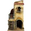 Chianese Casa per presepe in legno e sughero caseggiato con luce casetta realizzata a mano per pastori da 7 cm stile 700 20x18x34 cm