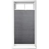 Relaxdays 1x Tenda Plissettata a Rullo, Montaggio con Clip Adesive, APER Interni, L x P: 90 x 210 cm, Grigia