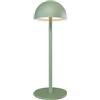 Ledvion Lampada da Tavolo LED Ricaricabile Verde Salvia Dimmerabile bianco | Aggiunge luce d'atmosfera su scrivania comodino o tavolino