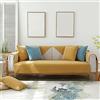 VanderHOME Copridivano 3 Posti, Copridivano Impermeabile, Copridivano 3 Posti Antigraffio Gatto Protezione Per Divano, Copertura Universale Per Divano Antiscivolo 70 * 180cm-Giallo giallo（1 PC）