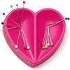 Prym - Prym Love Magnetic Heart (80 x 80 x 26mm) cuscino perni - 1 unità