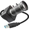 Svpro Webcam da 12 MP, USB 3.0, ad alta velocità, 1080p/230fps, 4K/60fps, messa a fuoco manuale, con obiettivo zoom da 5-50 mm, fotocamera UVC per Windows, Linux, Mac, Android