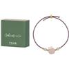 Thun Bracciale coccinella 2025 - Bracciale regolabile con cordino viola e ciondolo, 1 pezzo