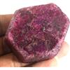 Naturale 744.10 KT / 50 MM Madagascar Rubino Esagonale Gemma Grezzo Certificato