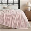 Topfinel Coperta Grande in Pile a Bolle, Plaid Termico Soffice Caldo e Confortevole, OEKO-TEX, Effetto Lana, per Letto Matrimoniale Divano Sofa e Picnic, Rosa Cristallo, 220 x 240 cm, 1 Pezzo
