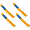 UNITRAILER Set di quattro cinghie di trasporto per rimorchio UNITRAILER 0,4 m/50 mm/4 t arancione