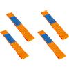 UNITRAILER Set di quattro cinghie di trasporto per rimorchio UNITRAILER 0,3 m/50 mm/4 t arancione