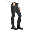MoFiz Pantaloni Equitazione Donna in Pile Invernali Leggins con Tasche | Leggins Equitazione con Silicon Grip Full Seat S-2XL