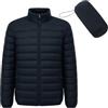 Allthemen Ripiegabile Piumino Leggero Uomo Tinta Unita Giacca Trapuntata Invernale Caldo Cappotti (Include borsa portaoggetti)