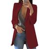 BAIXIAOCHI Giacca Da Abito Da Donna Temperamento Slim Cardigan A Maniche Lunghe Con Risvolto Primaverile E Autunnale