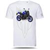 AZgraphishop T-Shirt con Grafica AZ Graphishop Compatibile con MT-09 Icon Blue 2024 TS-FM-204