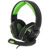 Esperanza IT Accesories Cuffie Esperanza IT Venom con microfono Verde e Nero [EGH380]