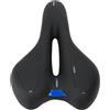 Vootnifig Sella per bici oversize extra larga imbottita in pelle sintetica impermeabile morbida e comoda per cyclette da ginnastica 27,5 x 16 cm