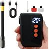 Dorehouse Mini pompa elettrica per bicicletta, 120 psi-max, con manometro | Shock Bike Pompe per valvola Schrader e valvola Presta, per bici da strada, montagna, città