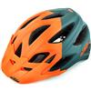KTM Casco da bicicletta Factory Character, sistema di chiusura Fidlock con visiera, arancione e petrolio scuro, opaco, misure 54-58, 58-62