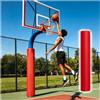 HPHDFS Protezione Palo Basket Esterno per Campo Garage Area Giochi | Imbottitura di sicurezza pali resistente all'usura/ad alta resilienza copertura superficiale