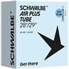 Schwalbe Air Plus Camera d'aria per bicicletta, 28/29, SCV, 40 mm | Spessore della parete 70% più spesso, protezione contro le forature, taglia 40-622 fino a 62-622, scatola singola