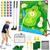 Mvellir Set da golf per casa con tappetino da putt