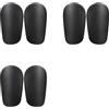 Adiythbm Parastinchi da calcio Ultra Protection 8x5cm | Include 3 paia di parastinchi compatti in PVC, nero, per uomini, donne, bambini.