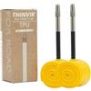 Thinvik Camera d'aria in TPU 700 x 18-32c/33-50c/29/27,5, confezione da 2 camere d'aria per bicicletta ultraleggere, con valvola Presta 45/65/85 mm per bici da corsa, MTB e ghiaia