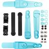 FR SKATES Fibbia Calcio Doppio Strap Logo Ratchet Light Blue - S