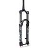 BSFHQS 26/27.5/29 Forcella Ammortizzata per Mountain Bike 15×100mm asse passante | Regolazione Del Ritorno 1-1/2 Conico Forcella ad Air MTB XC AM Escursione 160mm Forcella Anteriore Nero