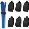 BOXOB 6pz Cinghie Fermasci, 48,4x5,4cm Fissaggio Sci con Imbottiture di Protezione Regolabili Accessori Sci Deposito Attrezzatura Sci per Tavole Bastoncini Sci Sport Invernali