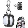 Generisch Porta palline da golf in pelle PU, portatile, sicuro, universale | Contenitore per palline da golf con passante per cintura, borsa per campo da golf all'aperto, clubhouse, torneo, competizione