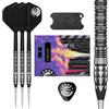 Target Darts Target Japan Pyro G2 Punta in Acciaio Darts, 90% Tungsteno, 23G/25G K Flex | Giocatore Edizione Mitsumasa Hoshino | KFlex No.2 Voli e Alberi | Swiss Point | Point Guard e Stand | Storage Tin | SP Tool