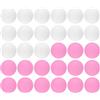 YELARXI Palline da ping pong smerigliate rosa/bianco 30 pezzi | Plastica, per gioco, decorazione feste, arte artigianale, fai da te, carnevale, sport, Animale Domestico