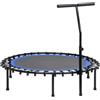 VGLQNRPT Trampolino con impugnatura a T, attrezzo per fitness, allenamento | Include maniglia, robusta struttura in acciaio, allenamento per tutto il corpo