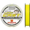 Trabucco Monofilo S-Force LONG CAST - Filo da Pesca Giallo Fluorescente con Tecnologia UV Neon Tek, Alta Scorrevolezza per Surfcasting e Lanci Lunghi (300m / 600m) (300 MT - 0.25mm)