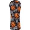 EOSDT Premium PU Pelle Cartoon Basket Nero Head Cover | Copertura per mazza da golf di lunga durata, vestibilità aderente e sicura, per la tua mazza