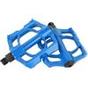 Vootnifig Pedali per bicicletta leggeri in lega di alluminio, 4 cuscinetti sigillati per MTB e bici ibride, poggiapiedi largo antipolvere, rosso, 9,5 cm