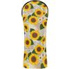 EOSDT Copri testa vintage giallo girasole imbottito | Coprimazza per mazze da golf, a lunga durata, con apertura elastica, per la tua mazza