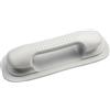 NbgrvB Impugnatura marina larga 9,1 cm per gommone, impugnatura marina | Adatto per gruette rapide, struttura in plastica grigia, lunghezza 24,6 cm, ideale per serrature per gommoni