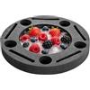 Generic Vassoio galleggiante per bevande - Portabicchieri da biliardo multi | 50 x 50 x 6 cm, 120-140 g, base larga anti punta, per piscina, vasca idromassaggio, lago, spiaggia o uso per feste