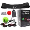 Generisch Palla di reazione, boxe, senza trapano, fascia regolabile, elastico | Palla da boxe per allenamento di coordinazione occhio-mano, agilità e velocità, attrezzatura per fitness portatile