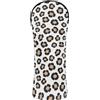 EOSDT Copri testa bianco leopardato alla moda, stampa fresca | Protezione per mazze da golf in similpelle dal design straordinario, per la tua mazza da golf