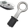 Generico Boat Drain Plug, Stainless Steel Garboard Plug, Rubber Marine Stopper | Stainless Steel Boat Drain Plug With Rubber Expansion Stopper For Marine Hull Drainage, Suitable For Yachts, Kayaks And Ponto