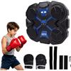BuyWeek Music Boxing Machine, allenatore elettronico interattivo boxe con guanti, sacco boxe imbottito a LED, per allenamento fitness a casa, PC, silicone 13,38 x 12,40 x 1,5