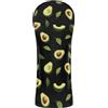EOSDT Copri testa nero avocado resistente all'acqua | Copritesta per mazze da golf con imbottitura in peluche, vestibilità aderente, per la tua mazza