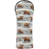 EOSDT Classic Highland - Copri testa di mucca con stampa alla moda | Copertura sicura per mazza da golf, rinforzata, con apertura elastica ammortizzata, per la tua mazza da golf