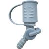 Generic Bocchino di ricambio per sacca d'acqua per campeggio e trekking | Beccuccio in silicone morbido con connettore ad anello