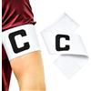 Générique Bracciale Capitano | Calcio Attrezzature Sportive Protettore Elastico | Fascia da braccio per giocatore di calcio pallavolo e pallacanestro all'aperto