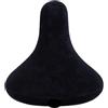 Generico Sella for Bicicletta Wheelie Nera for Biciclette Sedili for Bici in Flanella con Binario da 8 mm