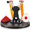 SmartB Kit Sportivo di Precisione per Tiro al Bersaglio per Adulti | Impugnatura ergonomica, Fasce di ricambio, Bersaglio da 7 cm e 100 palline in argilla. Kit compatto per allenamento outdoor.