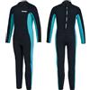 Gogokids Muta termica per bambini in neoprene da 2,5 mm, per ragazzi e ragazze, a maniche lunghe, calda, per nuoto, surf, spiaggia, età 2-10 anni
