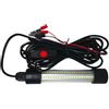 Garneck Luce da Pesca Verde 13w, Lampada per Pesca Notturna in Barca | Corpo Nero Sigillato, LED Completamente Chiuso, Alimentazione Clip Batteria, per Esche e Gabbie